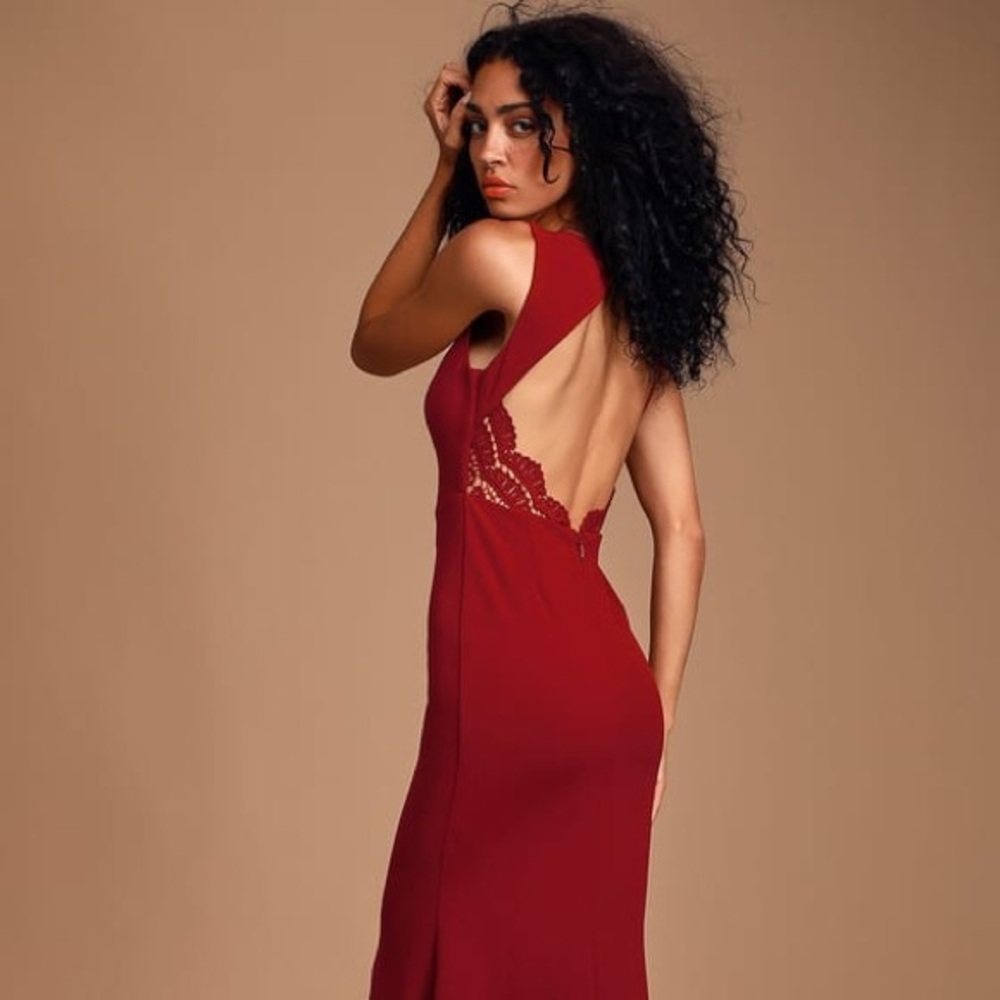 Something to Remember Lulus backless maxi dress